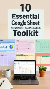 🤍 🌿 romanticize your routine: Ultimate Google Sheet Template Collection for Productivity