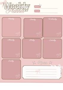 🌿 🤍 romanticize your routine: Weekly Planner for iPad — Digital Design & Creative Planning Tool