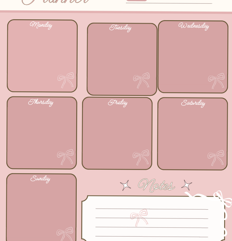 🌿 🤍 romanticize your routine: Weekly Planner for iPad — Digital Design & Creative Planning Tool