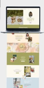 Romee Showit Template for Florists & Wedding Planners – Fun & Colorful — 📊 📁 secret to staying productive