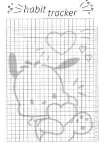 Sanrio Habit Tracker | Digital Planner Asset — ☁️ ☁️ seamless organization hack