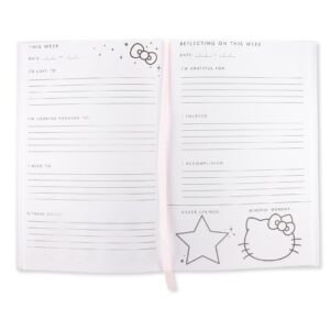 Sanrio Hello Kitty Foil Wellness Planner | 87 Sheets — 💍 🍰 secret to staying productive