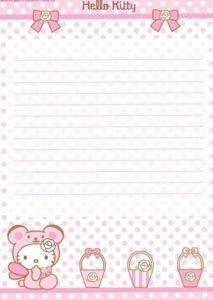 📅 📊 Sanrio My Melody Memo 2014 | Hello Kitty Printables & BCF Assets | dream life manifestation
