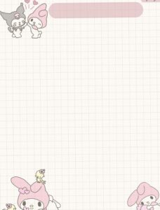 Sanrio Note Template — Dream Life Manifestation | Notability Gallery 605 — 🎀 🤍 secret to staying productive