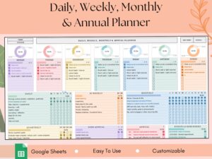 🌿 🕯️ seamless organization hack: 2026 Task Tracker & Weekly Planner in Excel & Google Sheets