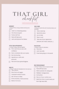 🎨 💎 seamless organization hack: That Girl Checklist | Digital Design & Creative Planners