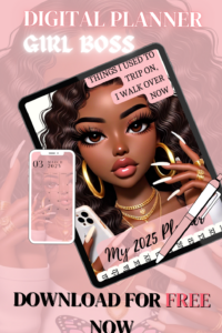 💎 🪄 secret to staying productive: 2025 Pink Digital Planner for the Girlboss in You #thatgirl #pinkplanner