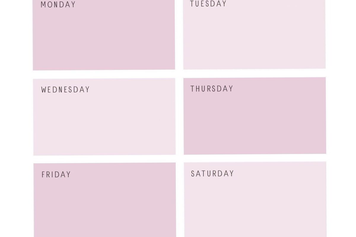 🖌️ 📍 secret to staying productive: Cute Pink Weekly Planner Template for Organized Planning