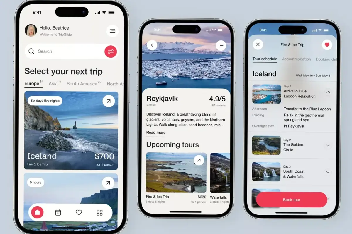 💎 🖌️ secret to staying productive: Travel Mobile App UI Design for Digital Planners