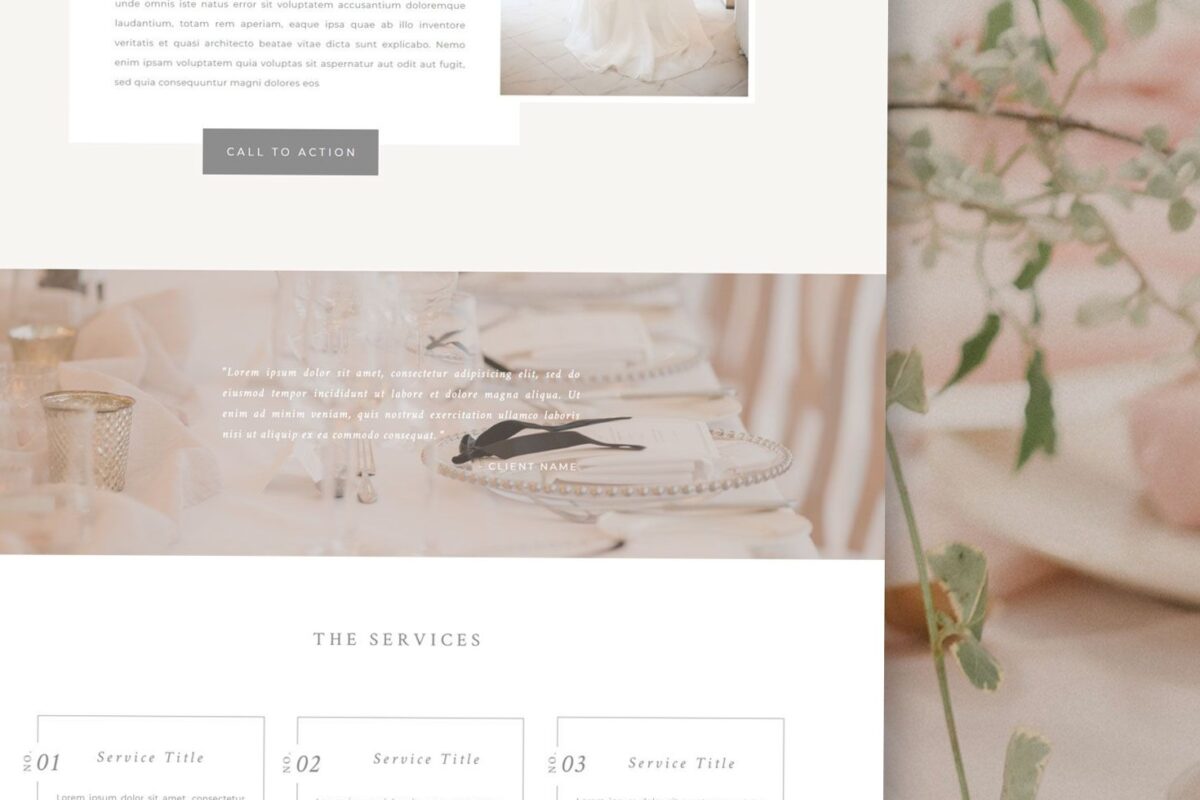 💌 🌸 secret to staying productive: Feminine Web Design for Luxury Brand | Sarah Shuttle