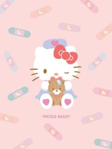 📁 📁 secret to staying productive: Hello Kitty Healing Covers | Digital Planner Assets