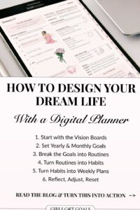 📅 📊 secret to staying productive: How I Design My Dream Life with a Digital Planner