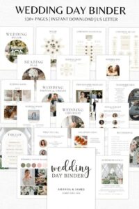 🥂 🍰 secret to staying productive: Ultimate Wedding Binder Template for Seamless Planning