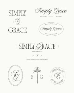 💌 👰 secret to staying productive: Luxury Wedding Photographer Brand Identity & Logo Suite