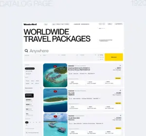 🍰 🌸 secret to staying productive: WanderNest: Digital Design for Travel Agency Websites