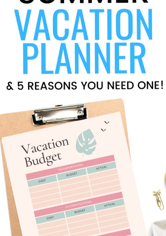 📝 📁 secret to staying productive: 5 Reasons You Need This FREE Summer Vacation Planner To Stay Organized