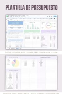 💌 👰 secret to staying productive: Plantilla sencilla de presupuesto mensual en Google Sheets