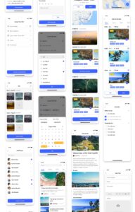 📝 📝 secret to staying productive: LeTrip Planning Travel UI Kit – Creative Design Assets
