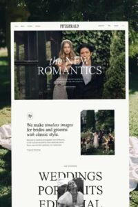 📝 📊 secret to staying productive: Elegant Website Template for Timeless Style | The Fitzgerald by TONIC