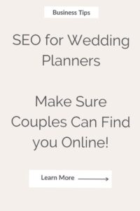 📝 📝 SEO Strategies for Wedding Planners & Designers | stay inspired all year long