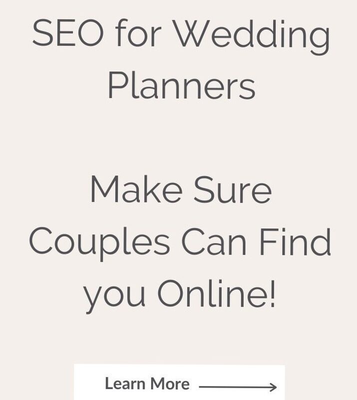 📝 📝 SEO Strategies for Wedding Planners & Designers | stay inspired all year long