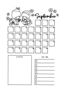 September 2023 Digital Planner & Design Assets — 🌿 ☁️ dream life manifestation