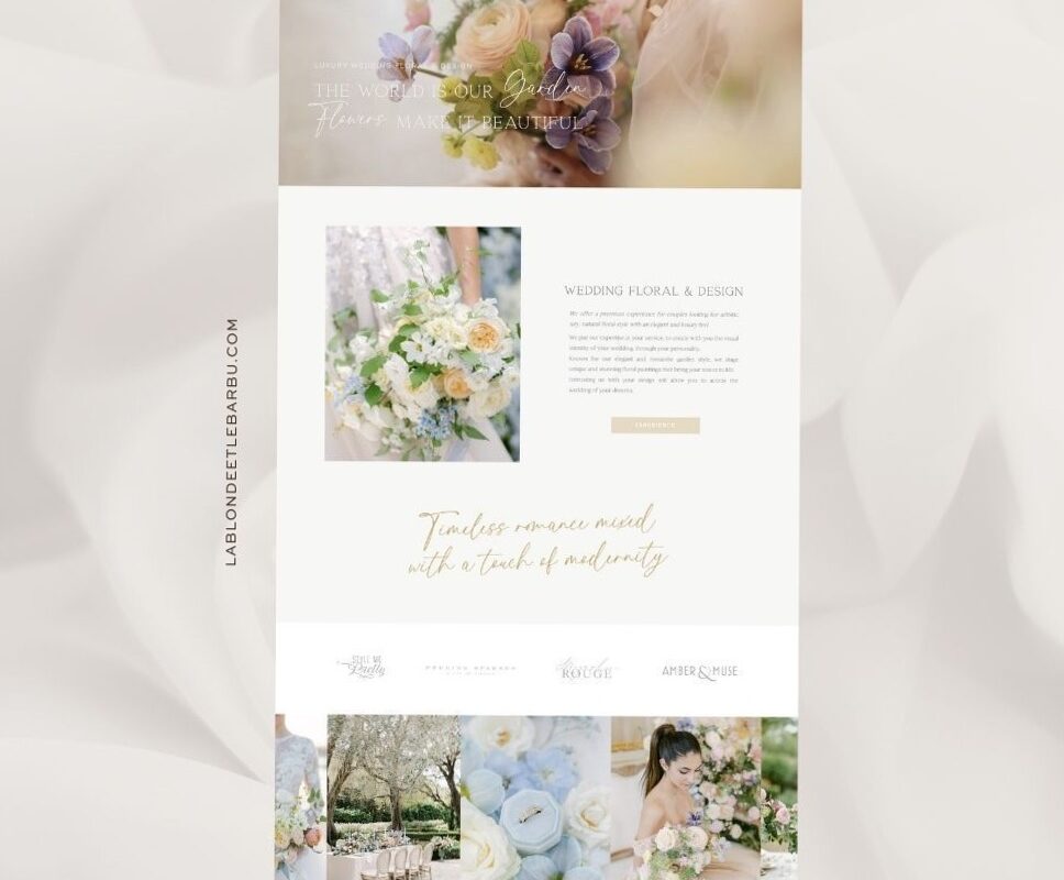 Showit Floral Design | Justine — Brand & Webdesigner — 🌈 🌈 romanticize your routine