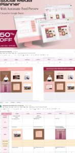 📝 📌 Social Media Planner — Feed Preview | stay inspired all year long