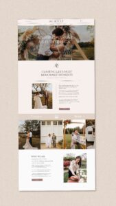 Soft-Toned Minimal Logo Design for Wedding Event Planners — 💍 👰 dream life manifestation