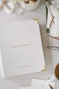 🖇️ 🖇️ Soft White Wedding Planner Digital Design | dream life manifestation