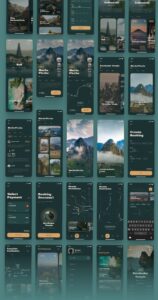 🌈 🌈 stay inspired all year long: Navel — Nature Travel Booking App UI Kit
