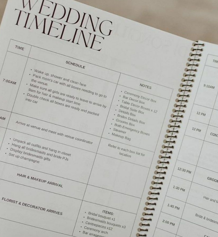 📌 🖇️ stay inspired all year long: Flawless Wedding Day Setup for Clients