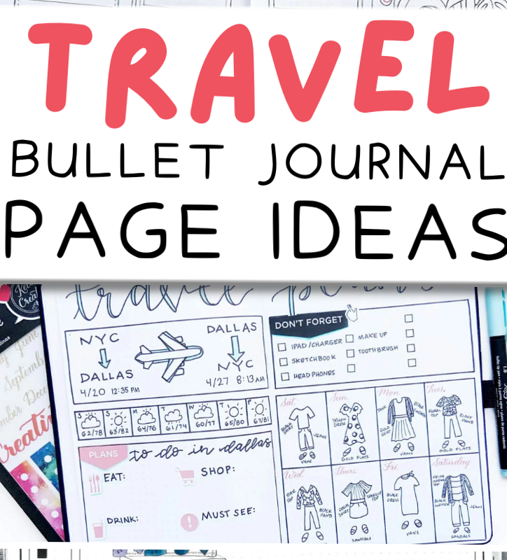 📅 📊 stay inspired all year long: 13 Creative Travel Bullet Journal Spreads for Digital Designers