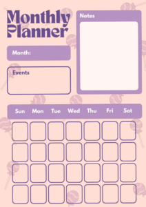 🪄 🎨 stay inspired all year long: Sweet Themed Monthly Planner | Digital Design & Creative Assets