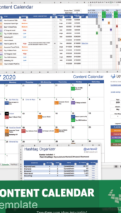 📍 💎 stay inspired all year long: Content Calendar Template for Excel & Google Sheets