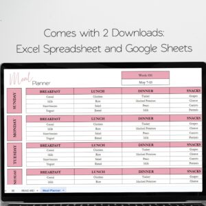 📁 📝 stay inspired all year long: Weekly Meal Planner | Digital Design & Creative Assets