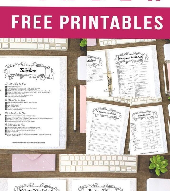 📝 📁 stay inspired all year long: Free Wedding Binder Printables for DIY Planning & Boho Vibes