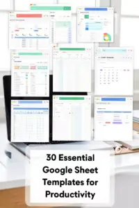 🤍 ☁️ stay inspired all year long: Efficiency-Boosting Google Sheet Templates for Designers