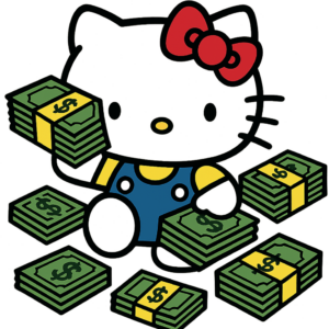 📅 📁 stay inspired all year long: Hello Kitty Muito Dinheiro Digital Planner Assets