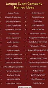 🖌️ 🌈 stay inspired all year long: Event Name Inspiration: 499+ Creative Ideas for Designers