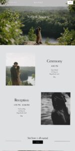 ✨ 🕯️ stay inspired all year long: 20+ Hochzeitswebseiten-Vorlagen 2025