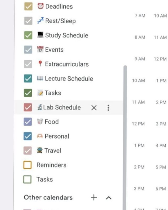 🪄 🌈 stay inspired all year long: Google Calendar Scheduling 2023: University Student Digital Planner for Android