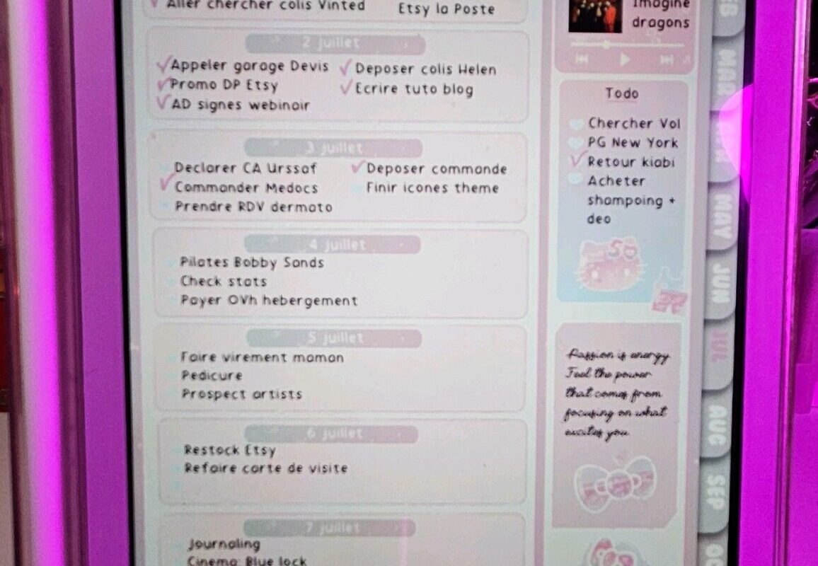 📅 📅 stay inspired all year long: Hello Kitty 50th Digital Planner | Creative Design Asset