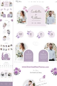 ✨ ☁️ stay inspired all year long: Sukun — Modern Wedding Planner HTML5 Template