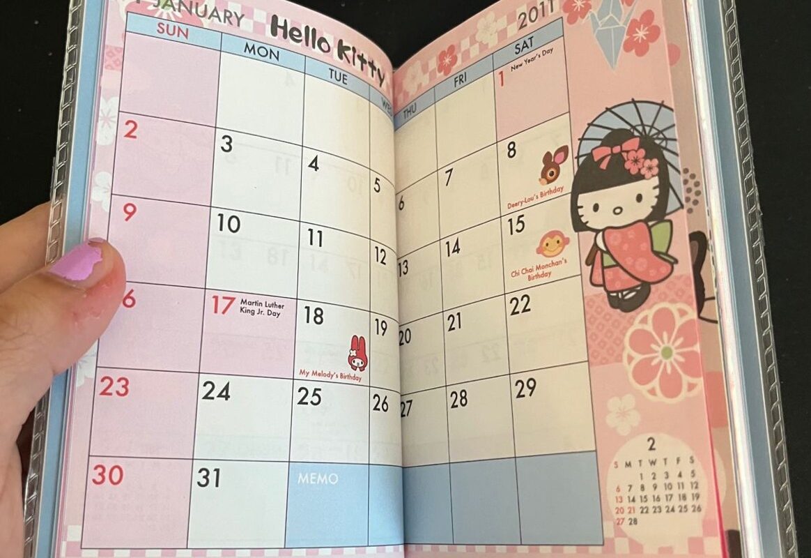 ✨ 🌿 stay inspired all year long: Hello Kitty Date Book Planner Design | Digital Edition