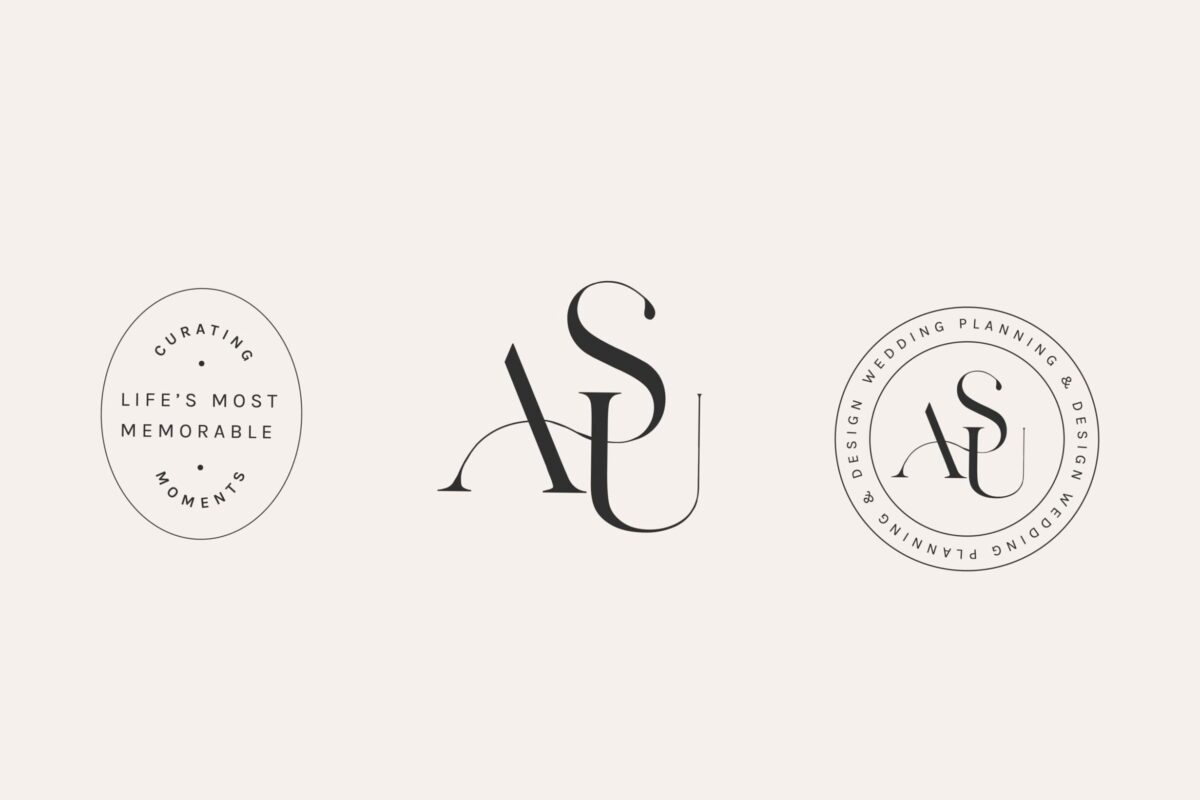📁 📅 stay inspired all year long: Soft-Toned Logo Design for Wedding Planners | Wind & Wave