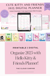 🎀 🌿 stay inspired all year long: Hello Kitty Friends 2025 Planner Design