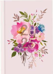 🌈 🖌️ stay inspired all year long: 2025 A6 Week to View Diary — Vintage Floral Planner (Pink)