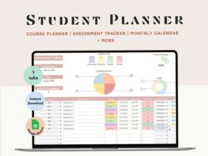📁 📁 stay inspired all year long: Google Sheets Academic Templates for Smart Planning & Design