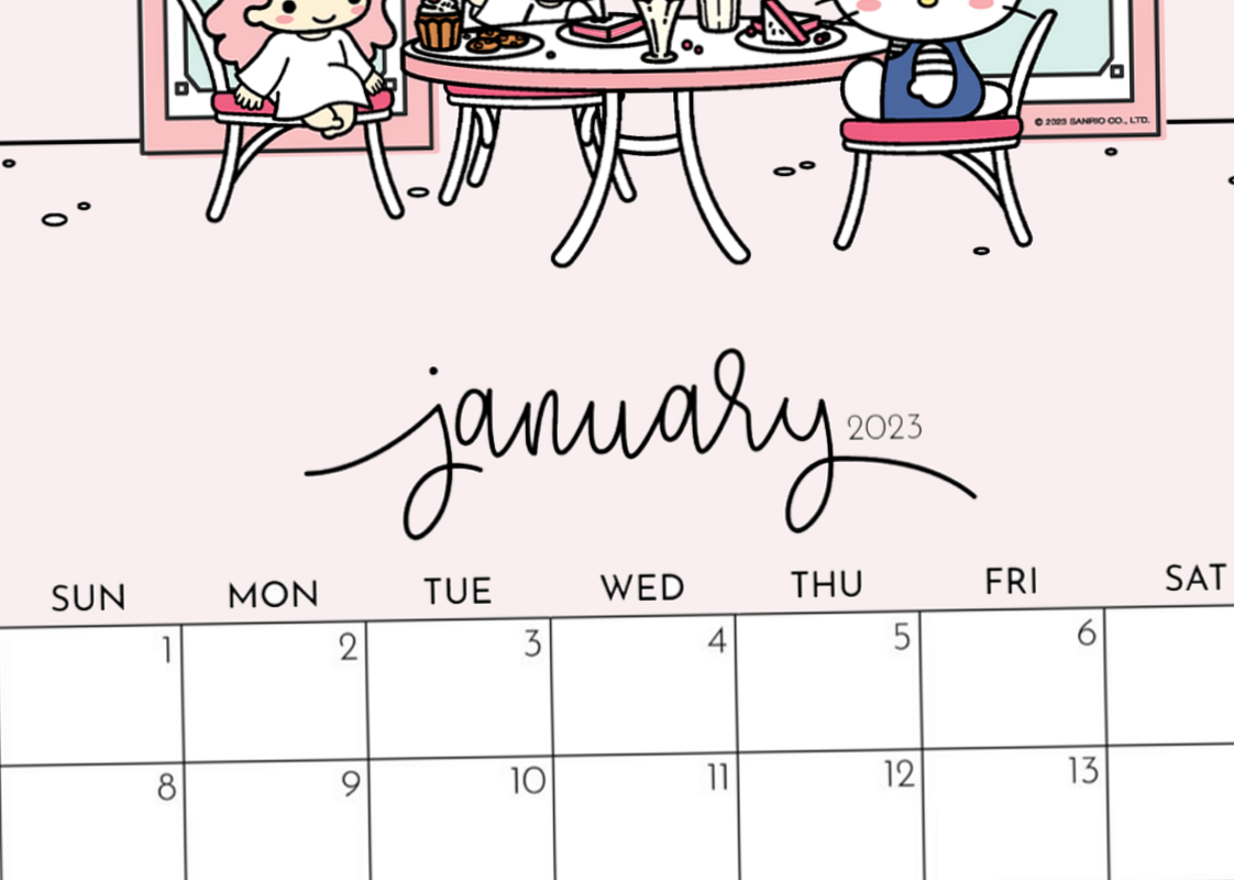 🤍 🤍 stay inspired all year long: Hello Kitty Digital Planner: Boost Creativity & Productivity